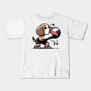 Medball Mastery: Beagle's CrossFit Challenge Kids T-Shirt